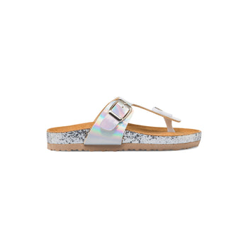 Sandali infradito iridescenti da bambina Le scarpe di Alice, Scarpe Bambini, SKU k285000351, Immagine 0